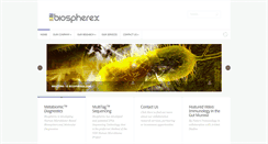 Desktop Screenshot of biospherex.com